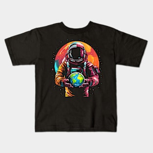 Astronaut Outer Space Gifts Men Kids Women Funny Space Kids T-Shirt